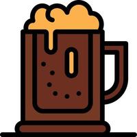 alcool festa birra celebrare bevanda vaso attività commerciale logo modello piatto colore vettore