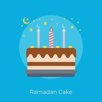 di moda Ramadan torta vettore
