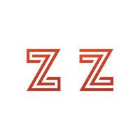 lettera z logo vettore modello. creativo z lettera iniziale logo design