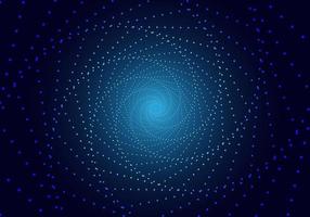 sfondo particelle uso geometrico forme per modulo un' spirale. il concetto è piace raccolta dati tecnologia insieme. vettore