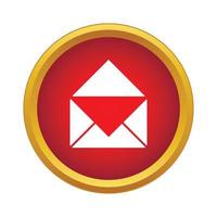 e-mail icona, semplice stile vettore