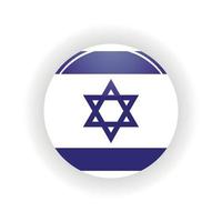 Israele icona cerchio vettore