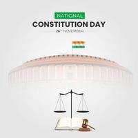 costituzione giorno di India e nazionale costituzione giorno vettore