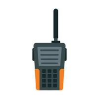 walkie talkie icona, piatto stile vettore