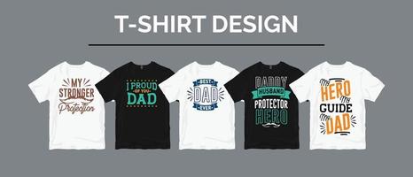 padre e figlio tipografia maglietta disegno, papà e figlia, grafico elemento professionista vettore