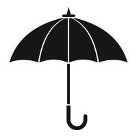 piovoso ombrello icona, semplice stile vettore