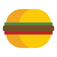 hamburger icona, piatto stile vettore