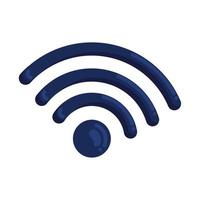 connessione del segnale wifi vettore