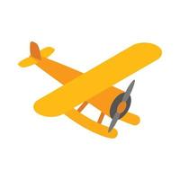 arancia aereo icona, isometrico 3d stile vettore