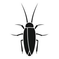 scarafaggio insetto icona, semplice stile vettore