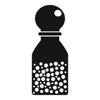 5 Pepe bottiglia icona, semplice stile vettore