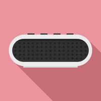Radio inteligente altoparlante icona, piatto stile vettore