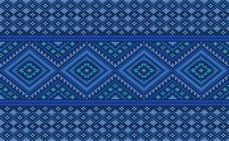 maglione maglieria modello, vettore etnico ricamo piazza sfondo, a maglia tradizionale antico stile, blu modello tribale moda, design per tessile, tessuto, vestiario, digitale Stampa, parete arte