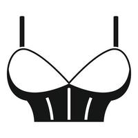 maternità reggiseno icona, semplice stile vettore