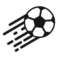 calcio palla icona, semplice stile vettore