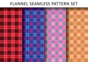 Pattern di flanella casual vettore