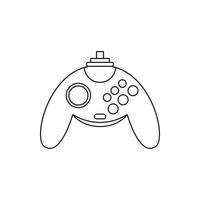 gamepad icona, schema stile vettore