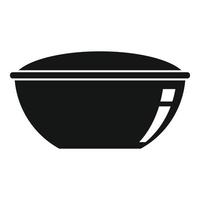 ciotola cibo Conservazione icona, semplice stile vettore