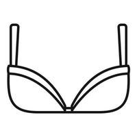 stile reggiseno icona, schema stile vettore