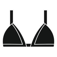 Seno reggiseno icona, semplice stile vettore