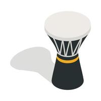 darbuka, percussivo musicale strumento icona vettore