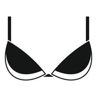 il petto reggiseno icona, semplice stile vettore