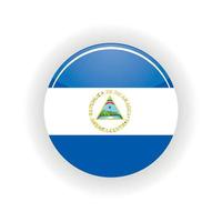 Nicaragua icona cerchio vettore