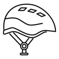 industriale scalatore moderno casco icona, schema stile vettore
