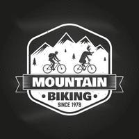 montagna bicicletta club. vettore illustrazione.
