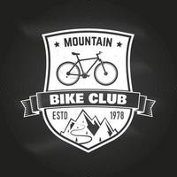 montagna bicicletta club. vettore illustrazione.