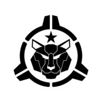 tigre testa tatico militare logo design vettore