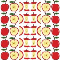 modello di mela senza soluzione di continuità vettore