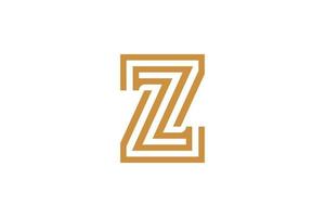 creativo iniziale z monogramma logo vettore