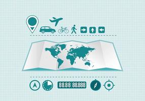 Travel Infographic Element Vector