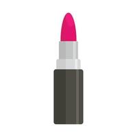 femmina rossetto icona, piatto stile vettore