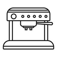 caffè macchina creatore icona, schema stile vettore