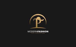 p logo moda azienda. testo identità modello vettore illustrazione per il tuo marca.