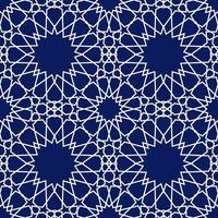 geometrico Arabo senza soluzione di continuità modello. astratto islamico vettore sfondo.