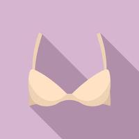 dimensione reggiseno icona, piatto stile vettore