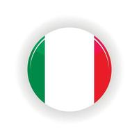 Italia icona cerchio vettore