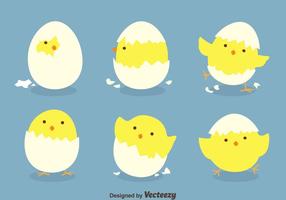 Vettori divertenti delle uova di Pasqua
