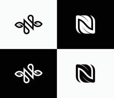 n logo design vettore