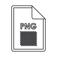 png Immagine file estensione icona, schema stile vettore