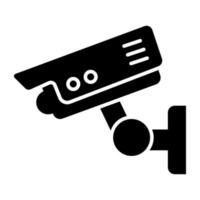 un' Perfetto design icona di cctv telecamera vettore