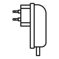 elettrico spina adattatore icona, schema stile vettore