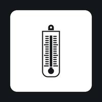 termometro icona, semplice stile vettore