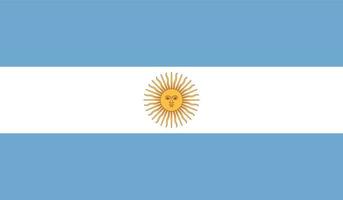 argentina bandiera Immagine vettore
