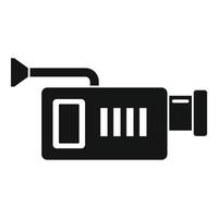 tv video telecamera icona, semplice stile vettore