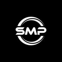 smp lettera logo design nel illustrazione. vettore logo, calligrafia disegni per logo, manifesto, invito, eccetera.