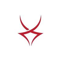 rosso Toro logo vettore